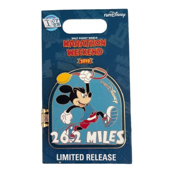 Walt Disney World 2019 Marathon Mickey Mouse 26.2 Miles I Did It Limited Pin - Picture 4 of 4
